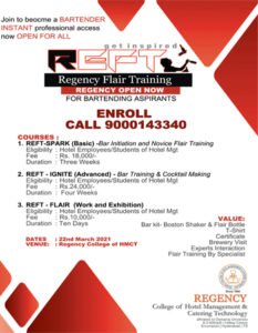 bartending course in Hyderabad