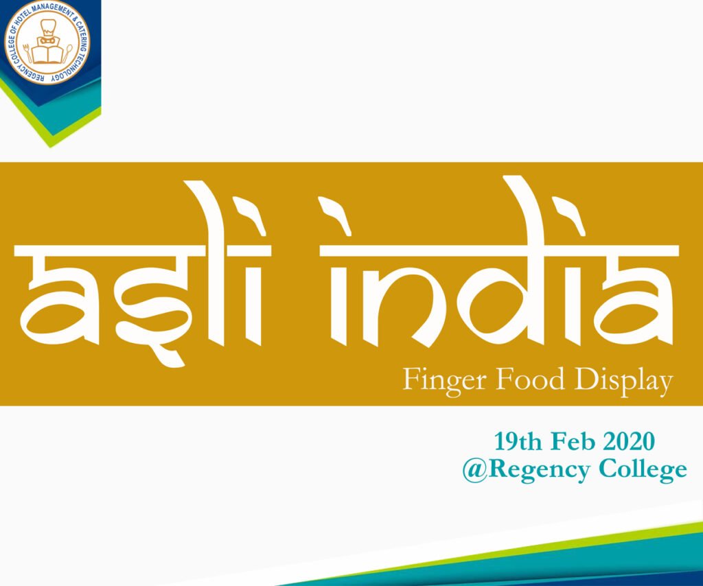 culinary arts and hotel management students display of finger food