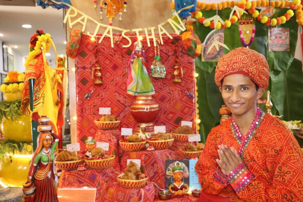 Hotel Management students rajastan display