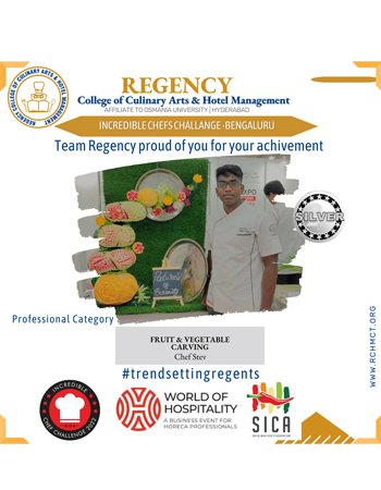 CHEF BENJAMIN STEV FACULTY OF REGENCY CULINARY COLLEGE
