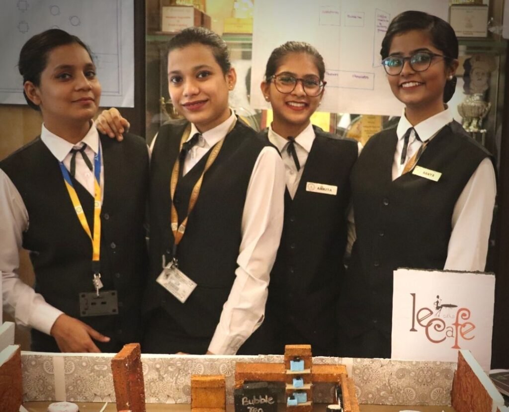 Hotel management students